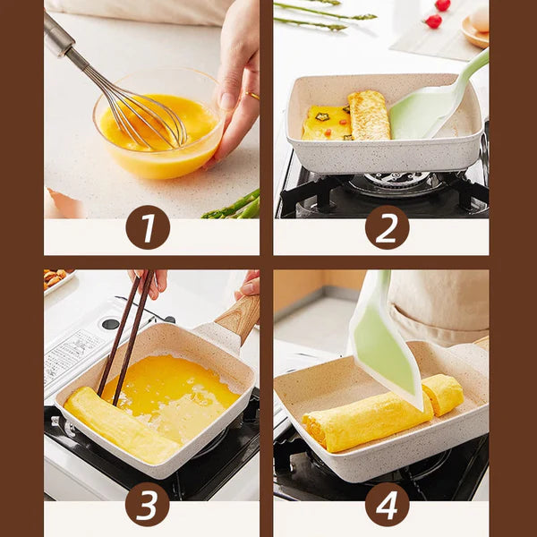 Nonstick Square Shape Omelet Pan