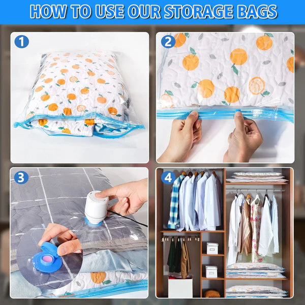 (50 x70) Transparent Vaccum Storage Bag