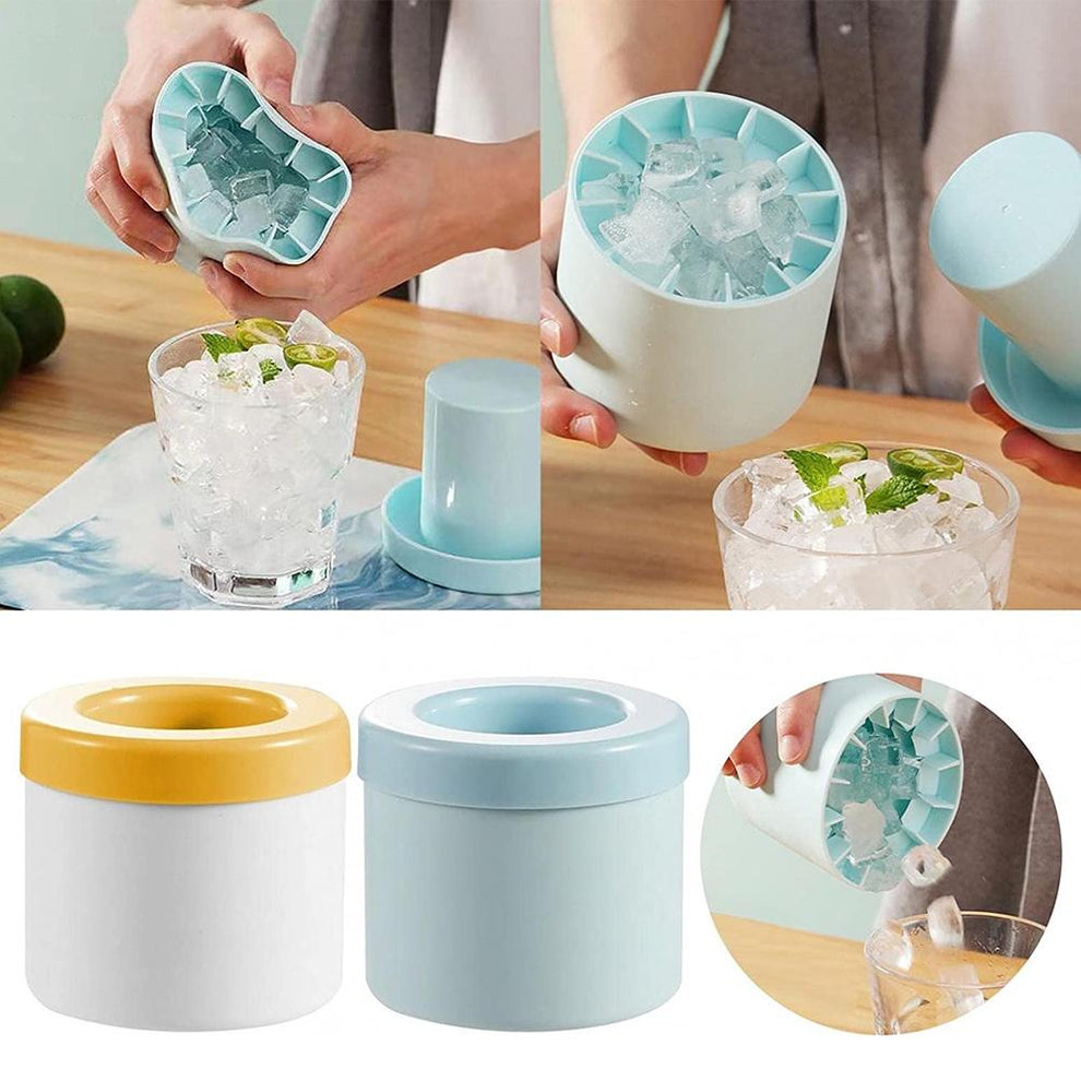 2 in 1 silicone ice bucket