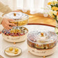 Double Layer Transparent Nuts And Snacks Tray